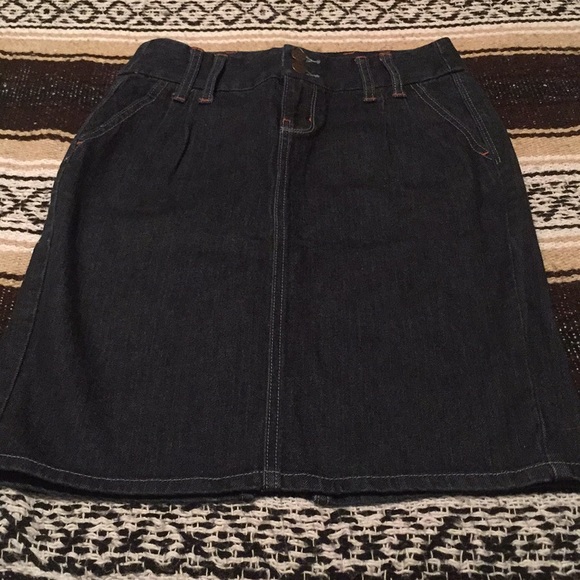 Banana Republic High-Waist Sexy Slit Denim Pencil - Picture 1 of 5